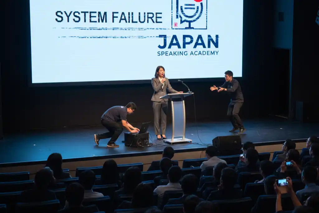 技術トラブル発生の瞬間